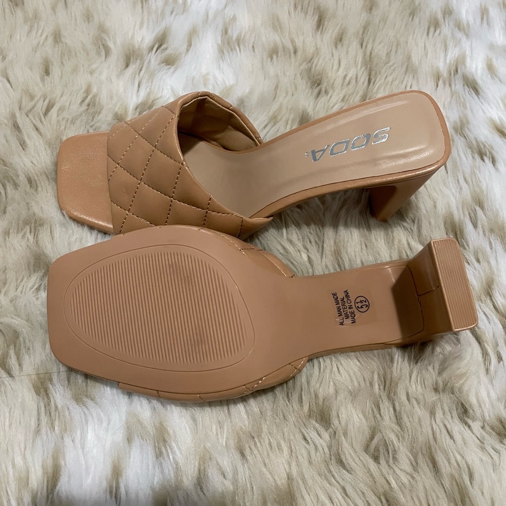 Brand new slip on heels